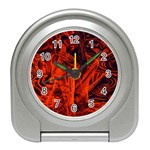 Red girl Travel Alarm Clocks Front