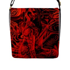 Red girl Flap Messenger Bag (L) 