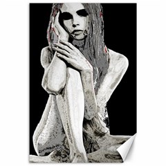 Stone Girl Canvas 24  X 36  by Valentinaart