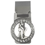 Stone girl Money Clips (CZ)  Front