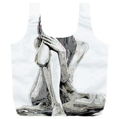 Stone Girl Full Print Recycle Bags (l)  by Valentinaart