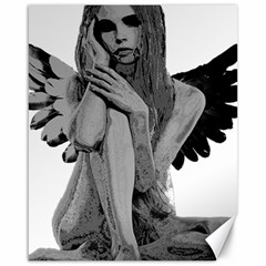 Stone Angel Canvas 16  X 20   by Valentinaart