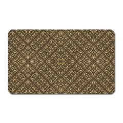 Wooden Ornamented Pattern Magnet (rectangular) by dflcprints