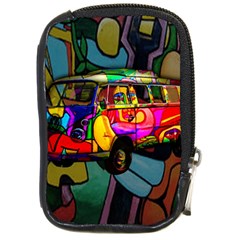 Hippie Van  Compact Camera Cases by Valentinaart