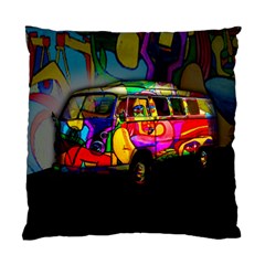 Hippie Van  Standard Cushion Case (two Sides) by Valentinaart