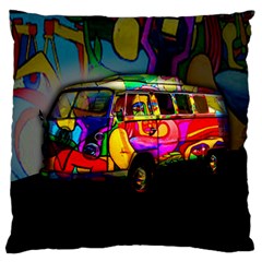 Hippie Van  Standard Flano Cushion Case (one Side) by Valentinaart