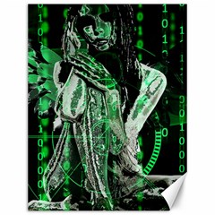 Cyber Angel Canvas 12  X 16   by Valentinaart