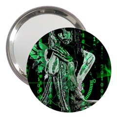 Cyber Angel 3  Handbag Mirrors by Valentinaart