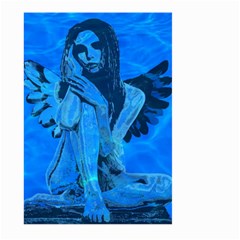 Underwater Angel Large Garden Flag (two Sides) by Valentinaart