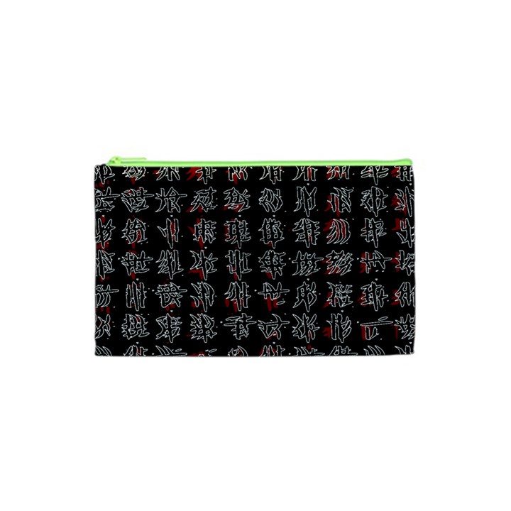 Chinese characters Cosmetic Bag (XS)