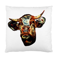 Artistic Cow Standard Cushion Case (one Side) by Valentinaart