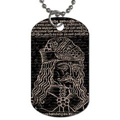 Count Vlad Dracula Dog Tag (two Sides) by Valentinaart