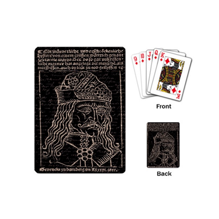 Count Vlad Dracula Playing Cards (Mini) 