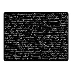 Handwriting  Fleece Blanket (small)