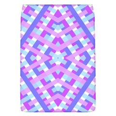 Geometric Gingham Merged Retro Pattern Flap Covers (l)  by Simbadda