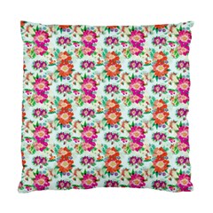 Floral Flower Pattern Seamless Standard Cushion Case (two Sides) by Simbadda