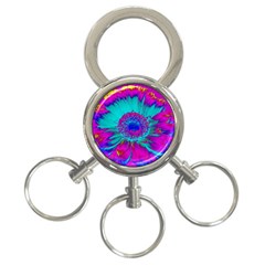 Retro Colorful Decoration Texture 3-ring Key Chains by Simbadda