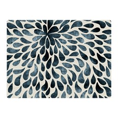 Abstract Flower Petals Floral Double Sided Flano Blanket (mini)  by Simbadda