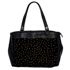 Grunge Retro Pattern Black Triangles Office Handbags by Simbadda