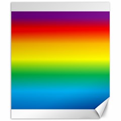 Rainbow Background Colourful Canvas 20  X 24   by Simbadda