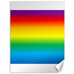 Rainbow Background Colourful Canvas 36  X 48   by Simbadda