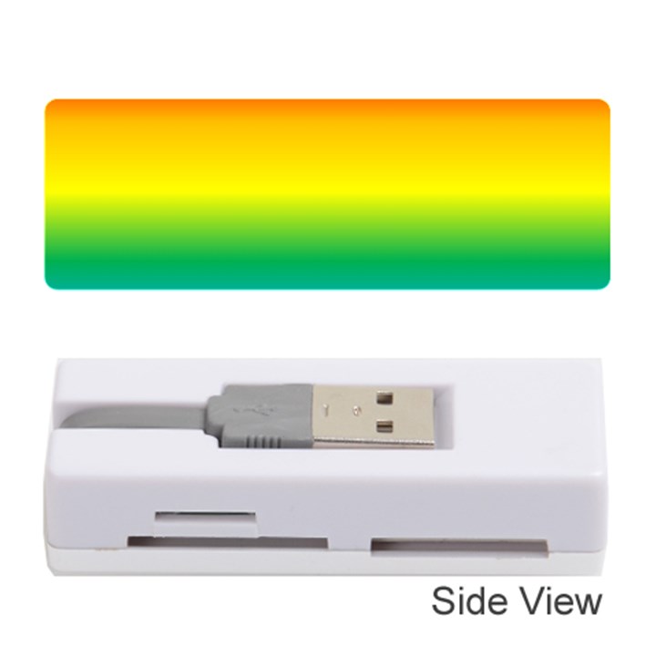 Rainbow Background Colourful Memory Card Reader (Stick) 