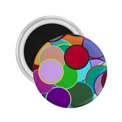 Dots Circles Colorful Unique 2.25  Magnets