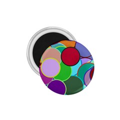 Dots Circles Colorful Unique 1.75  Magnets
