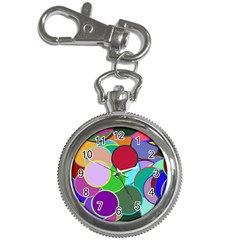 Dots Circles Colorful Unique Key Chain Watches