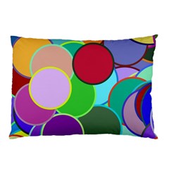 Dots Circles Colorful Unique Pillow Case