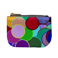 Dots Circles Colorful Unique Mini Coin Purses