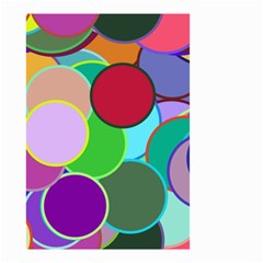 Dots Circles Colorful Unique Small Garden Flag (Two Sides)