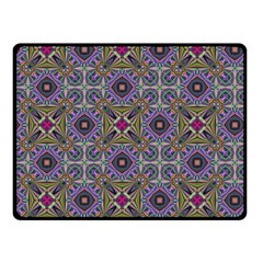 Vintage Abstract Unique Original Double Sided Fleece Blanket (small)  by Simbadda