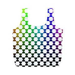 Half Circle Full Print Recycle Bags (m)  by Simbadda