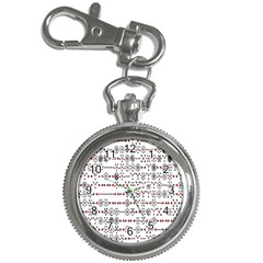 Bioplex Random Kimia Circle Grey Red Key Chain Watches by Alisyart