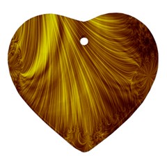 Flower Gold Hair Ornament (heart)