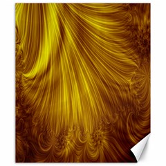 Flower Gold Hair Canvas 20  X 24   by Alisyart