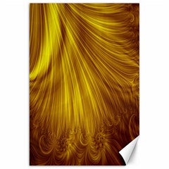 Flower Gold Hair Canvas 20  X 30  