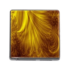 Flower Gold Hair Memory Card Reader (square)