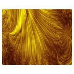 Flower Gold Hair Double Sided Flano Blanket (medium)  by Alisyart