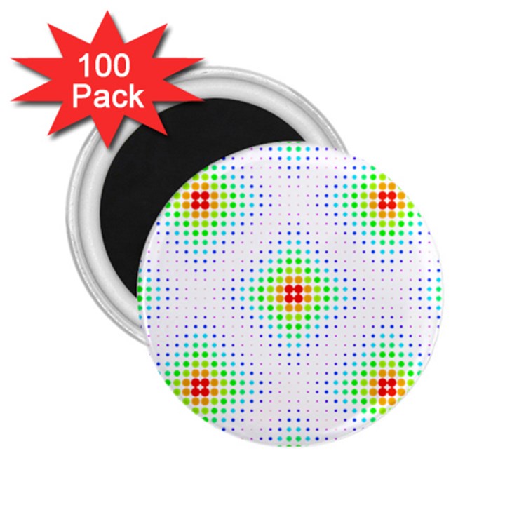 Color Square 2.25  Magnets (100 pack) 