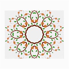 Frame Floral Tree Flower Leaf Star Circle Small Glasses Cloth (2-side) by Alisyart
