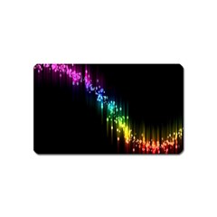 Illustrations Black Colorful Line Purple Yellow Pink Magnet (name Card) by Alisyart