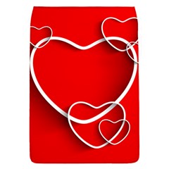 Heart Love Valentines Day Red Flap Covers (s)  by Alisyart