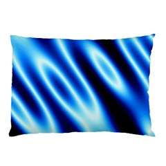 Grunge Blue White Pattern Background Pillow Case