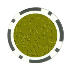 Olive Bubble Wallpaper Background Poker Chip Card Guard