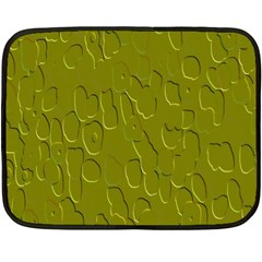 Olive Bubble Wallpaper Background Fleece Blanket (Mini)