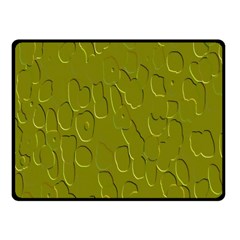 Olive Bubble Wallpaper Background Fleece Blanket (Small)