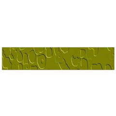 Olive Bubble Wallpaper Background Flano Scarf (Small)