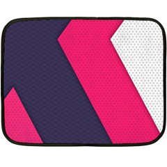 Pink Pattern Double Sided Fleece Blanket (mini) 